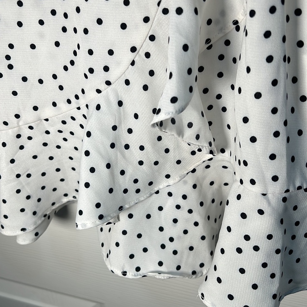 Princess Polly Black and White Polka Dot Skirt - Picture 4 of 10